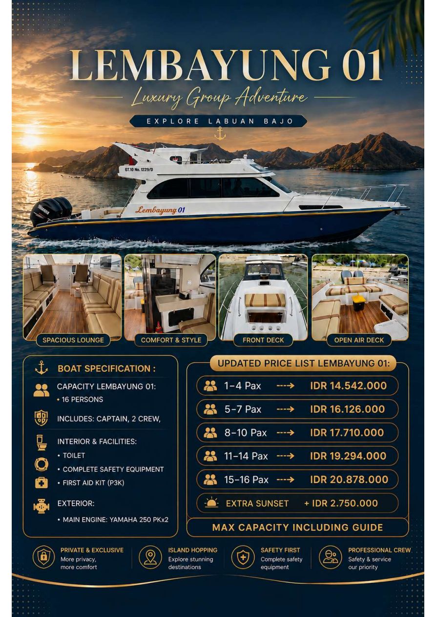 Lembayung 01 — 16-seat speedboat