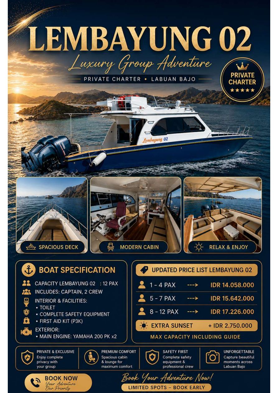 Lembayung 02 — 12-seat speedboat