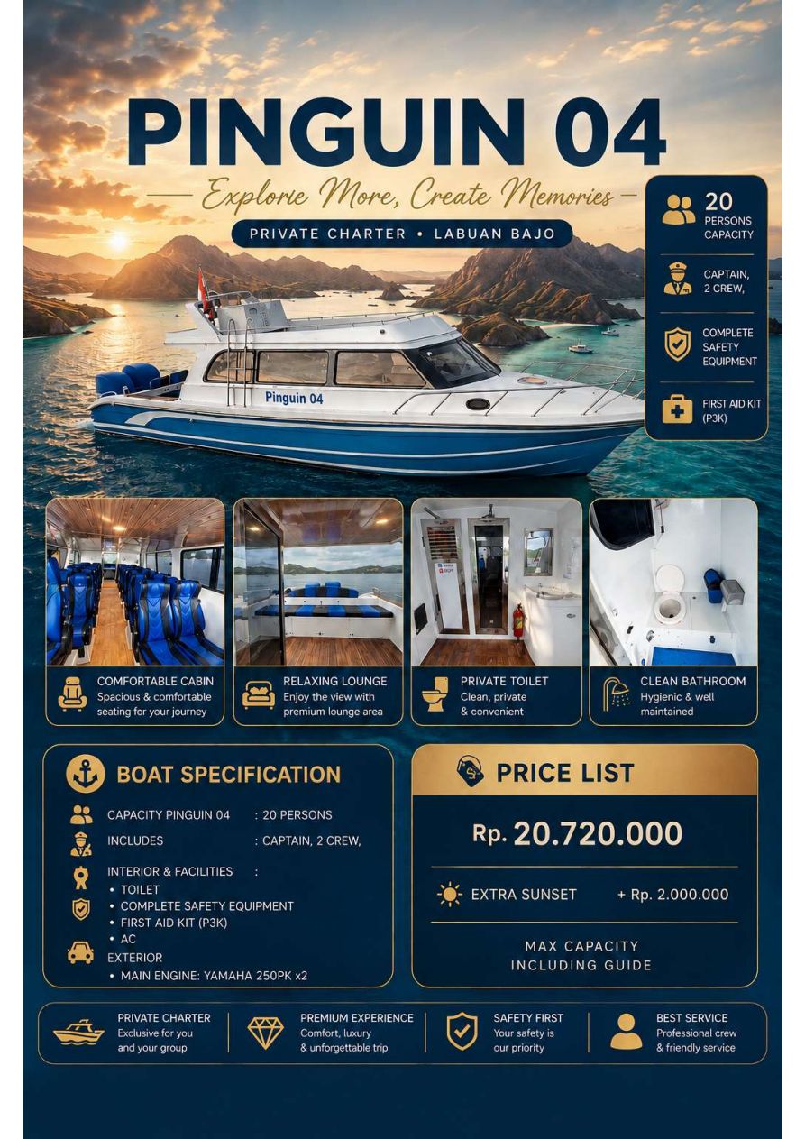 Pinguin 04 — 20-seat speedboat