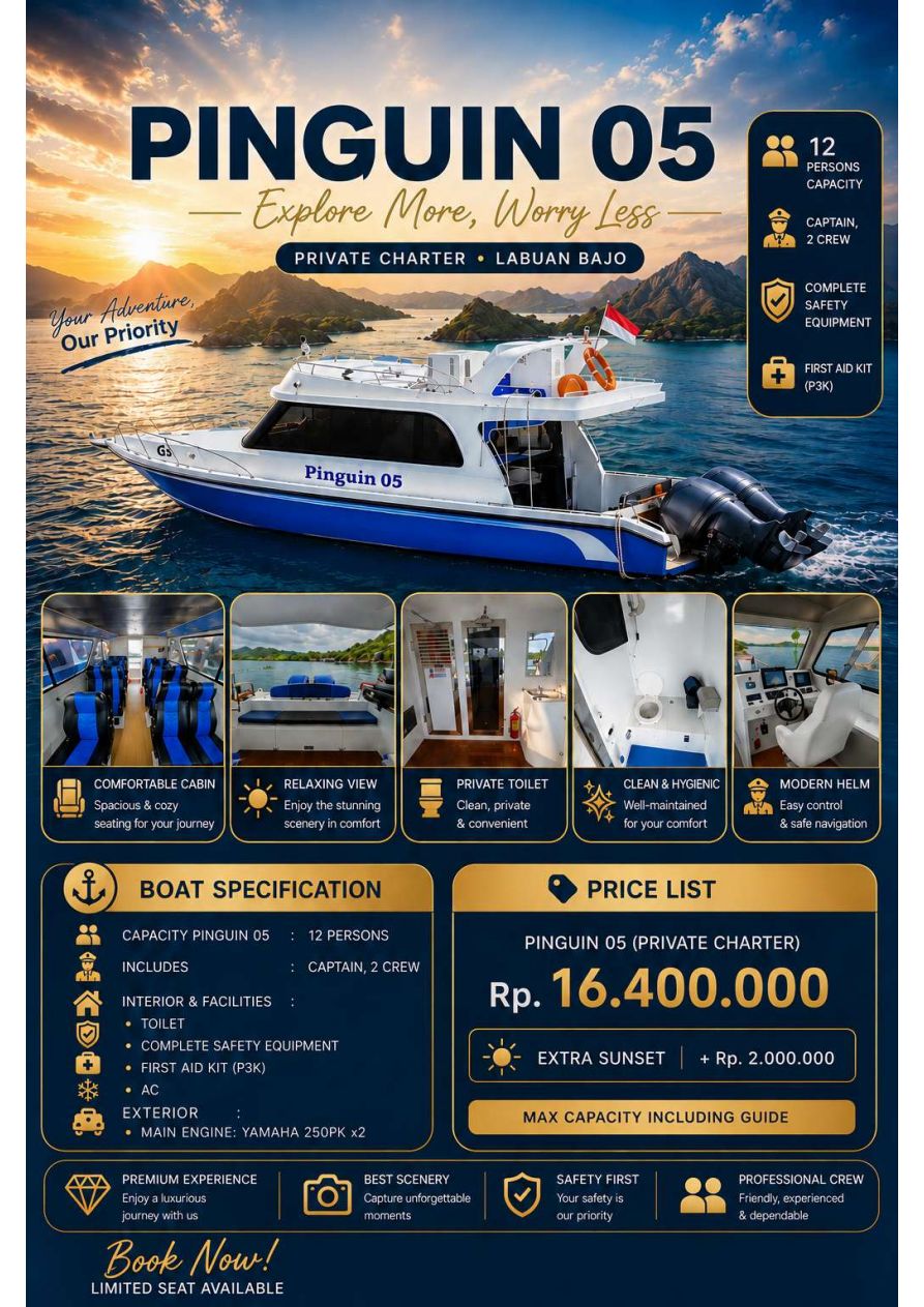 Pinguin 05 — 12-seat speedboat