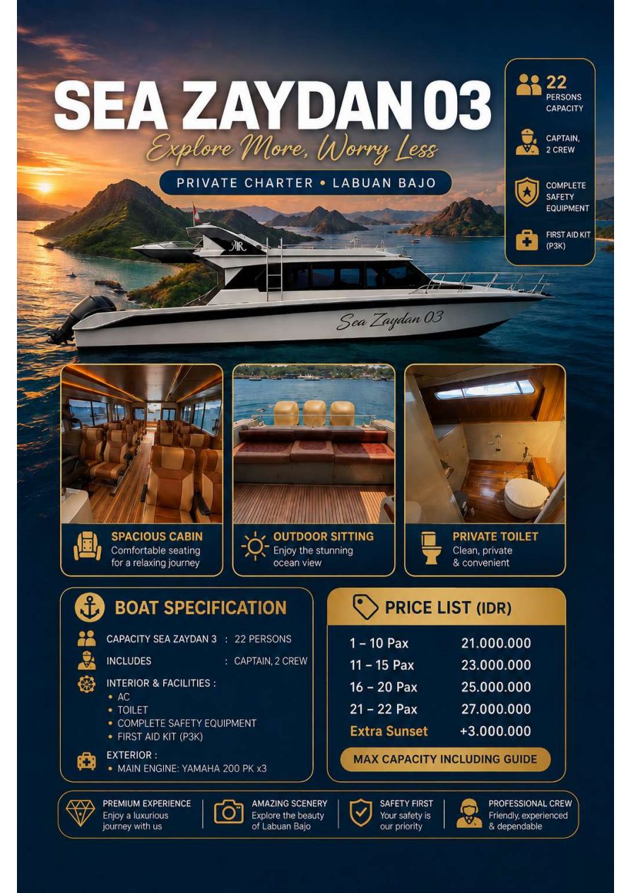 Sea Zaydan 03 — 22-seat speedboat